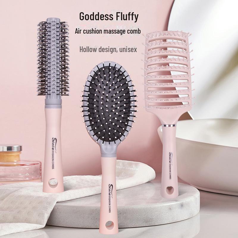 Air Cushion Massage Comb for Long, Curly, or Straight Hair - Large Fluffy Air Bag Design