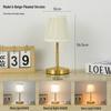 Vintage French Retro Rechargeable Bedside Lamp - High-End Creative Table Lamp for Bedroom Decor