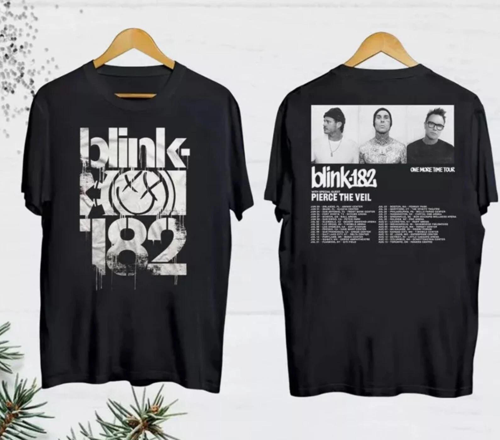 Blink 182 One More Time 2024 Tour t-Shirt, Blink 182 Band Fan Gift XL