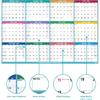 Yearly Wall Calendar 2026 - Large Yearly Calendar 2026, Jan 2026 - Dec 2026, 25.2" x 38.2" (Open), 2026 Calendar, Large Wall Calendar 2026, Full Year
