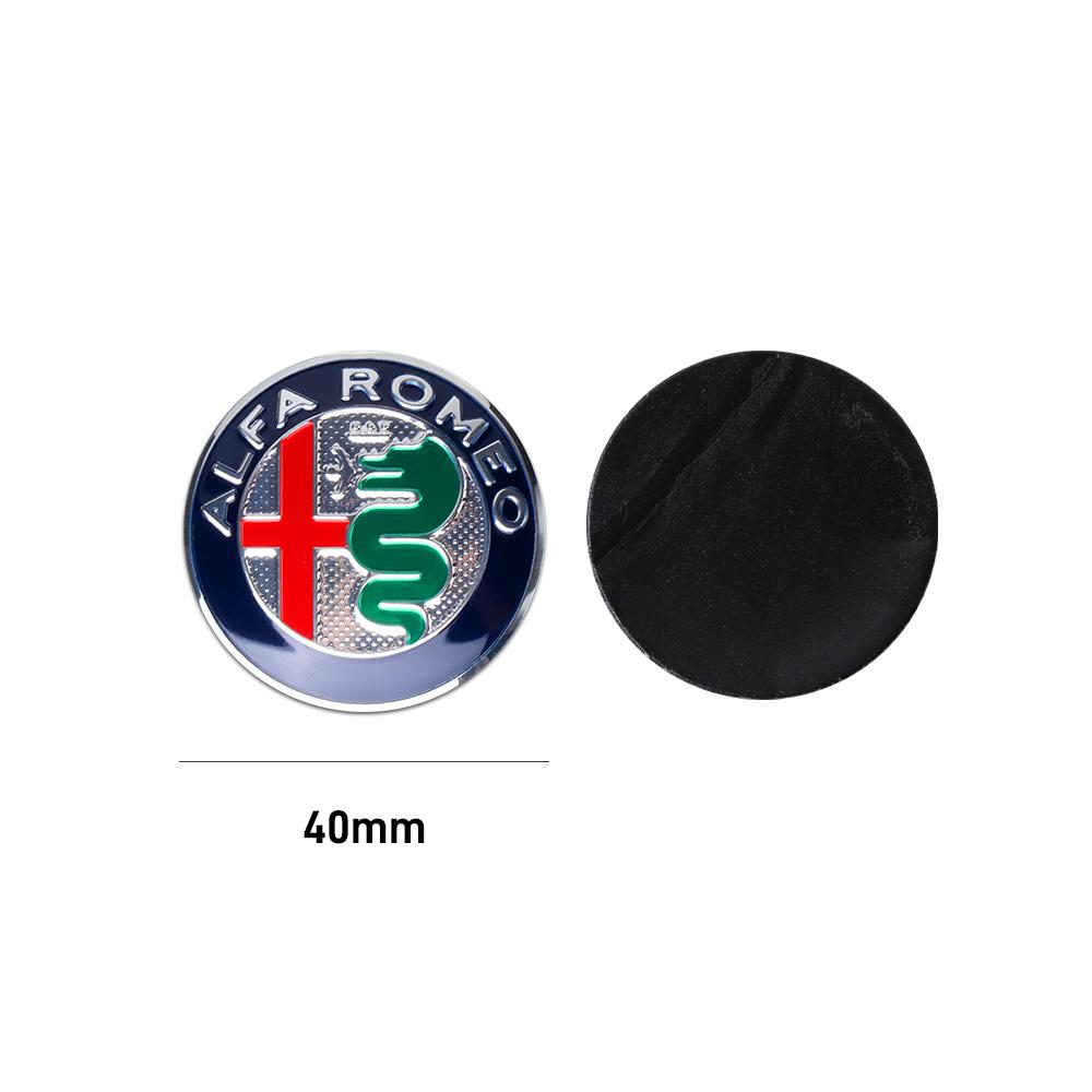 Voor Alfa Romeo 2026 Hete Sticker 40MM Auto Stuurwiel Logo Interieur Centrale Console Knop Stickers Accessoires Voor Alfa Romeo Gi