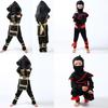 Stunning Boys Kids Ninja Assassin Samurai Warrior Fancy Dress Costume For Halloween