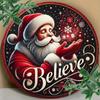 Vintage Tin Wall Art Holiday Sign Decoration for Home Festival Party