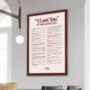 I Love You In Taylor-Swifts Lyrics Way Posters Retro Singer Music Quotes Canvas Painting and Picture Bedroom Wall Art Home Decor