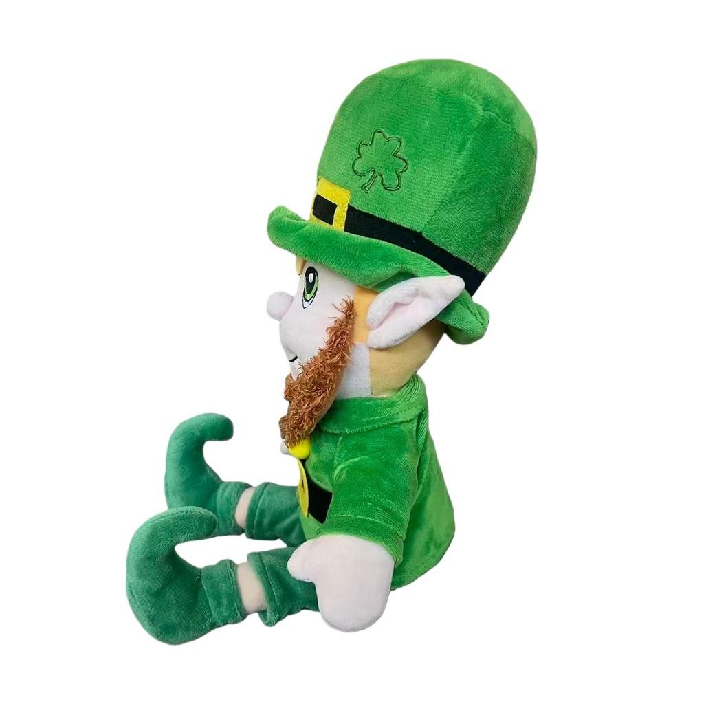 St Patricks Day Plush Toy With Pp Cotton Filling For Holiday Decor And Gift