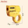 New Decompression Toy Gun Throwing Shell Bullet Gun Fingertip Gyroscope Can Fire Soft Bullet Plastic Finger Gun Decorative Chain
