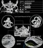 Rhinestone Wrought Iron Half-Face Masquerade Eye Mask