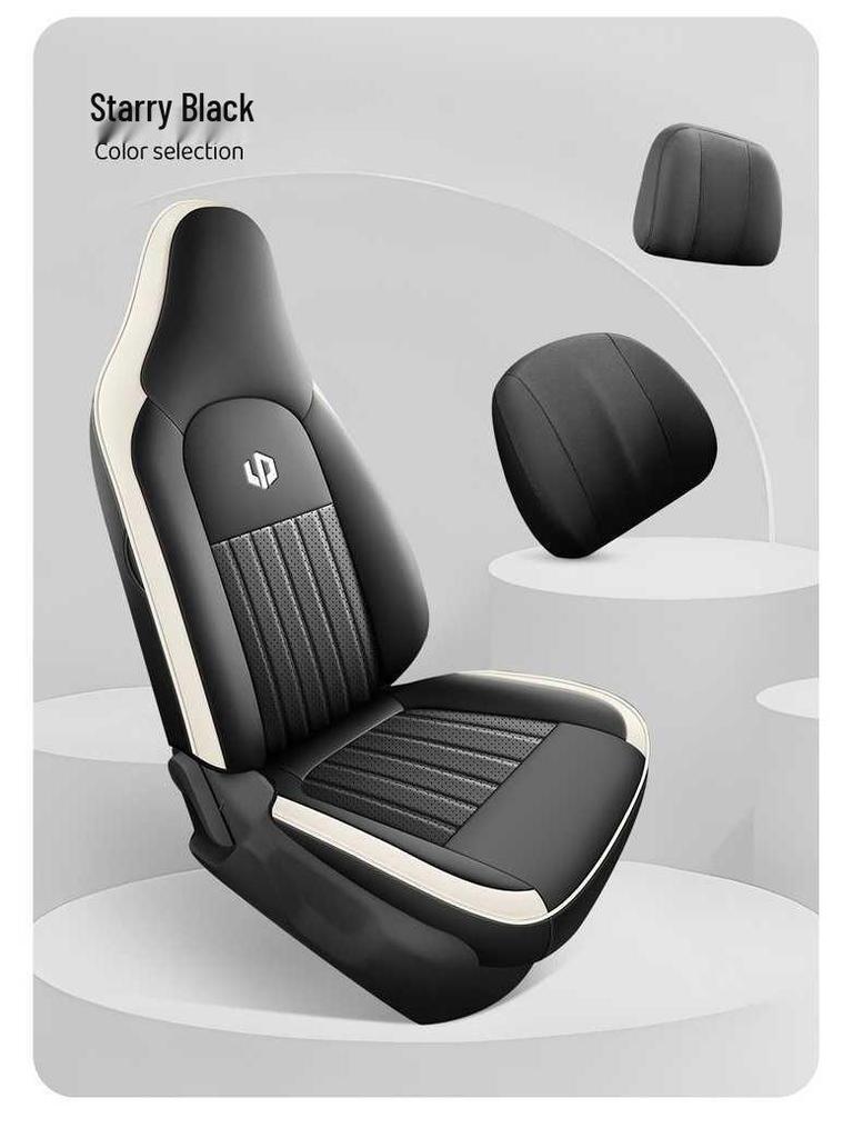 Leapmotor T03 2025 Autositzbezug - Light Enjoy Edition, Fun Share, Smart Enjoy, Ganzjahres-Vollabdeckungskissen