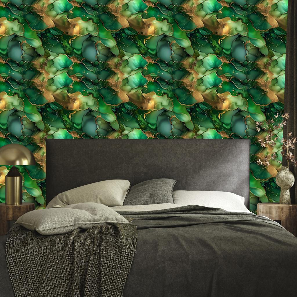 Bottle Green and Green Ink Wallpaper, Green Background 50x1000