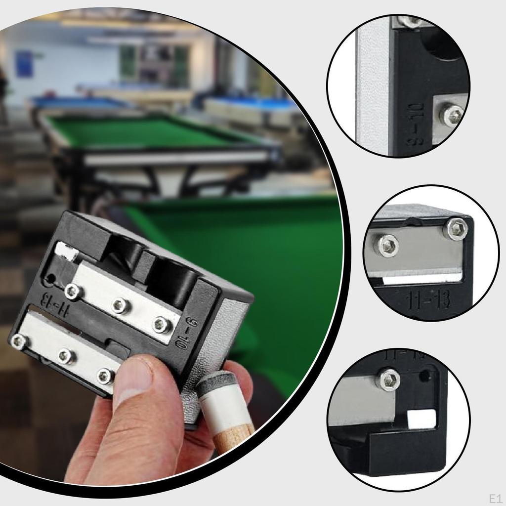 7 In 1 Billiard Pool Cue Tip Repair Professional Multifunction Sander Tool for