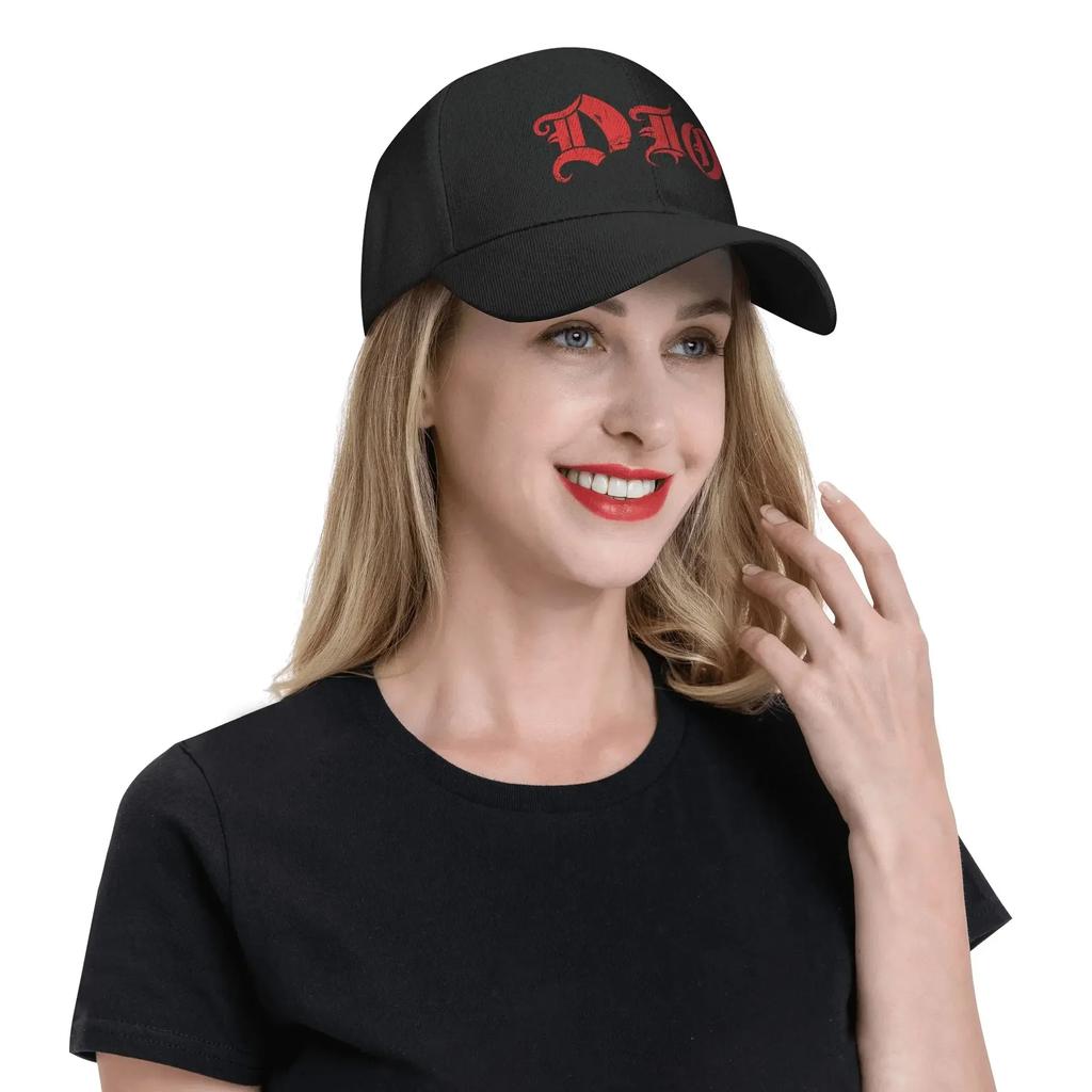Benutzerdefinierte Dios Rockband Baseballkappe für Männer Frauen Atmungsaktiv Heavy Metal Musik Dad Hat Outdoor