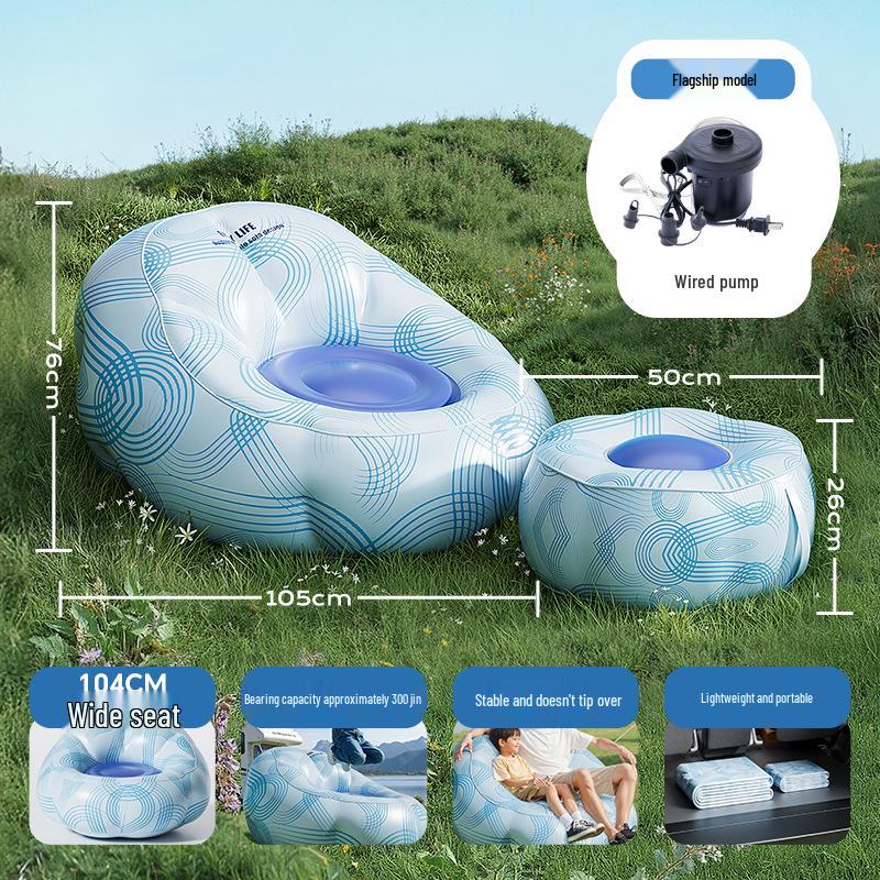 Eco-Friendly Portable Self-Inflating Inflatable Camping Sofa