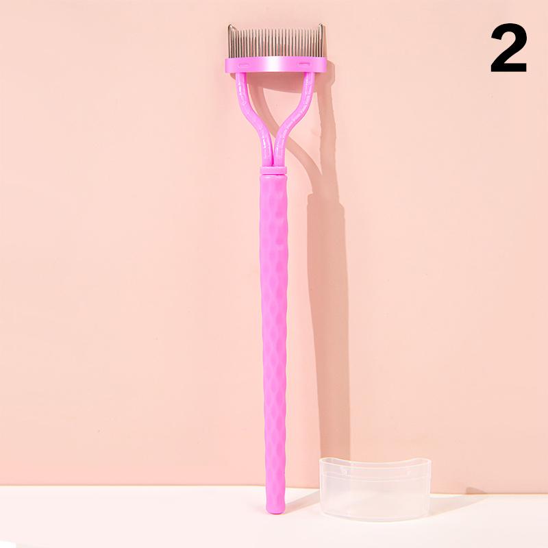 

Разделитель ресниц с металлическими зубцами, прямые щипцы для завивки ресниц, красота, макияж, щетка для ресниц из нержавеющей стали, расческа, тушь для завивки ресниц, инструмент для макияжа