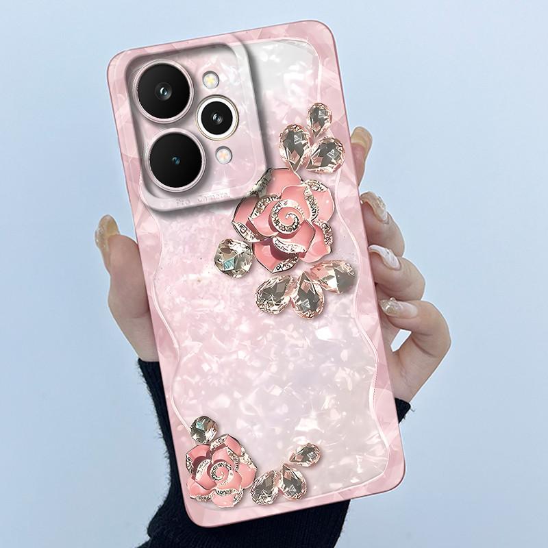 Fundas For Realme 15 Pro 5G Fashion Simplicity Flower Phone Case Shockproof Protection Soft Cover For Realme 15 15Pro 5G Coques