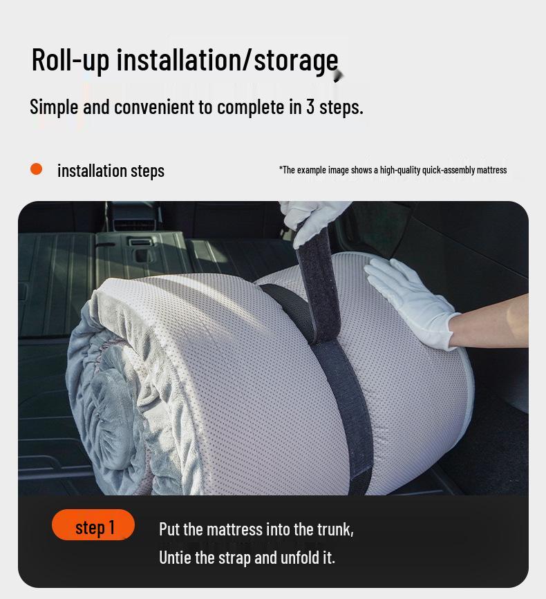Xiaomi SU7 YU7 Trunk Inflatable Car Mattress Pad for Back Seat Sleeping.