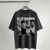Alex Warren Little Orphan Live Tour   Washed T Shirts Streetwear Hip Hop Novelty TShirts Unisex Women Cotton Harajuku