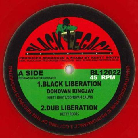 12inch Record DONOVAN KINGJAY, KEETY ROOTS - Black Liberation; Dub Liberation /  BL12022 Black Legacy UK 2019 UK Reggae, Ska & Dub