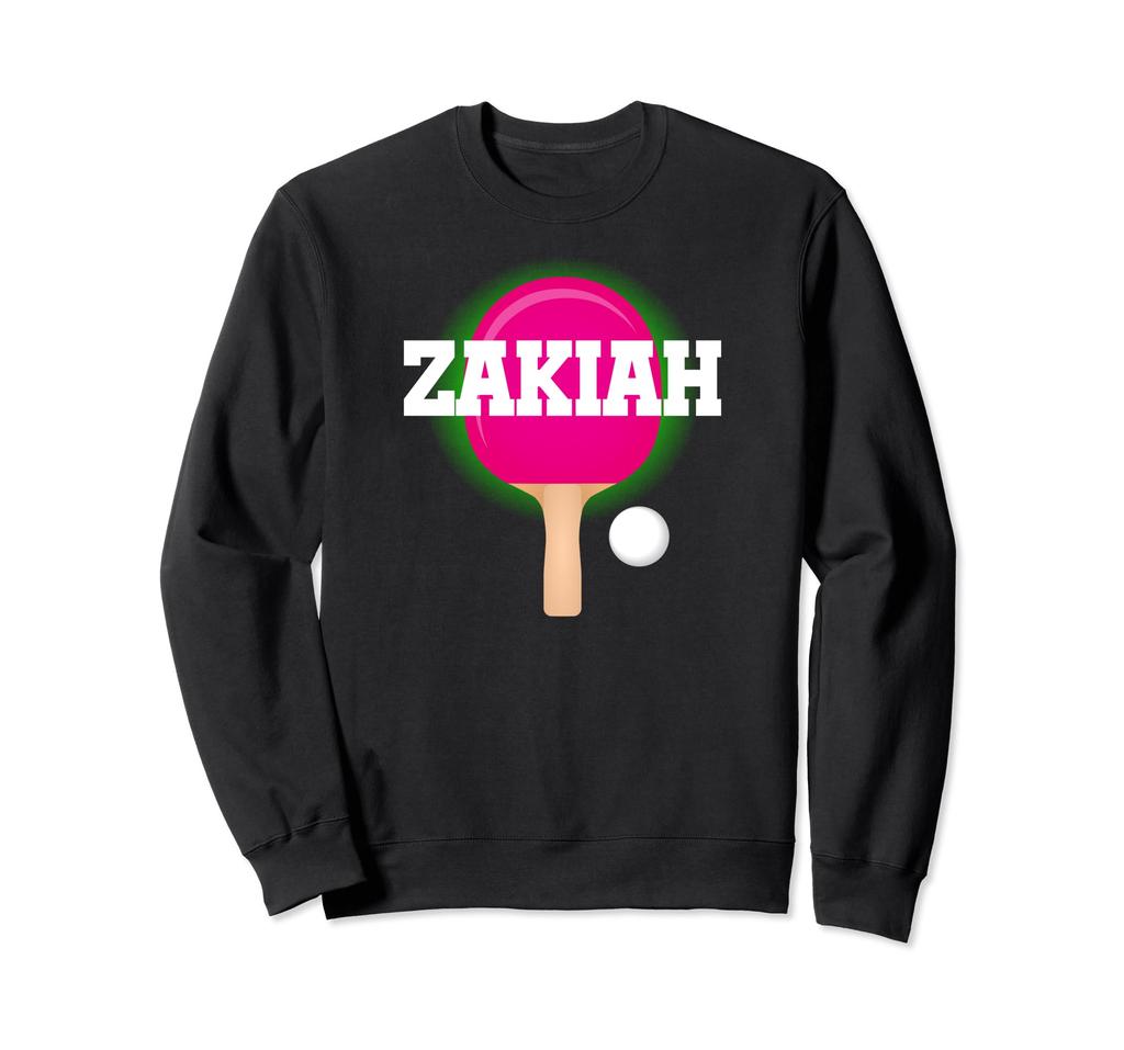 Zakiah Name Girls Table Tennis Ping Pong Game Racket Sports Trainer