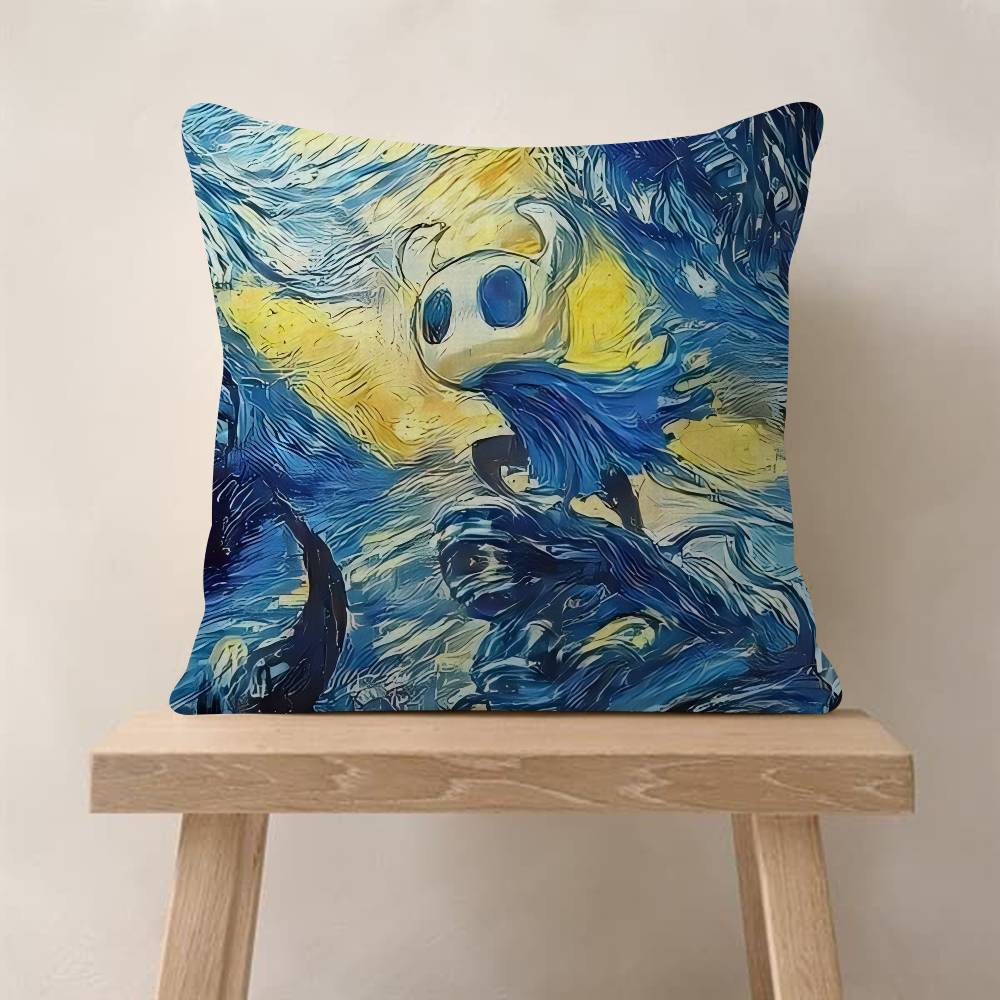 Games H-Hollow KnightS Pillowcase Toon Gift Cushion Cover Bedroom Home Sofa Chair Seat Decor Pillow Case