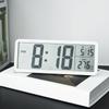 Large Screen Digital Wall Clock Humidity Desktop Clock Clear Visibility Electronic Clock  Bedroom