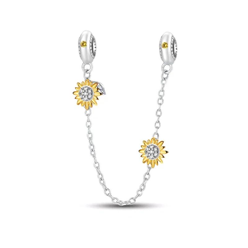 Copper Metal Cactus Tree of Life Butterfly Safety Charm Bead Components Bead Components Do It Yourself Bracelet High Quality Fine Jewelry Craft