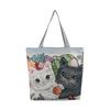 Ethnic Style Canvas Bag For Women With Linen Material And Zip Closure For Casual Daily Use