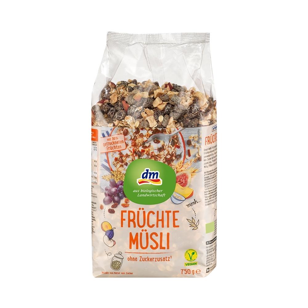 German Dm Fruit Muesli 750G