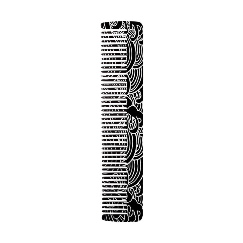 Practical Stainless Steel Men’s Hair Beard Comb For Travel Compact Grooming Tool Professional Hairdressing Combs
