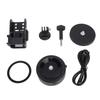 Suction Cup Car Mount 3 for Action Aluminum Alloy Car Adheres to and Side Easy Includes Expansion Magnetic Stand for Convenient Shooting Cameras,
