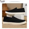 Fashion Men's Summer Casual Shoes Mesh Casual Sports Shoes Breathable Flat Bottom Soft Sole Fabric Comfortable Men's Shoes On Sale