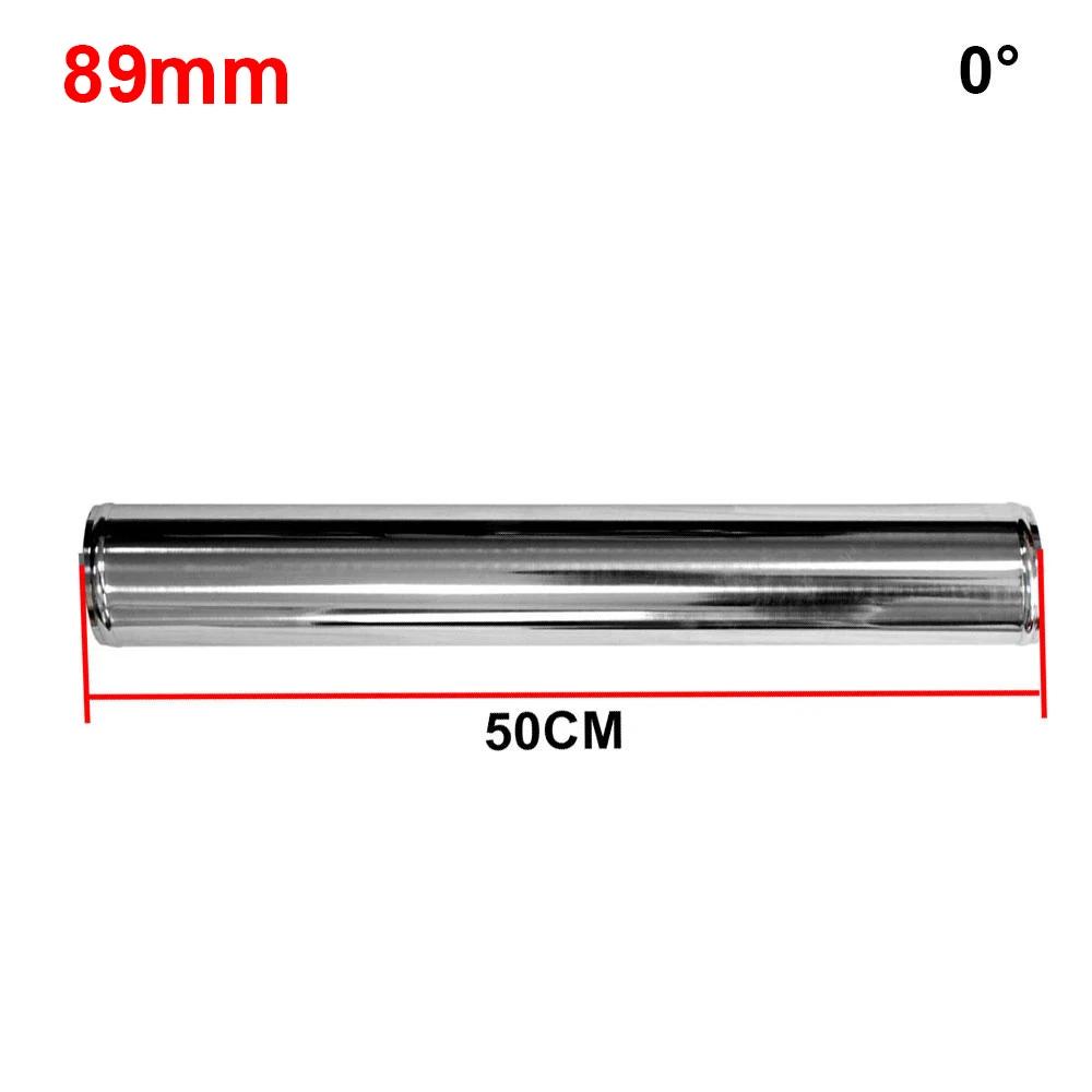Universelles L-S-Typ-Aluminiumrohr 76mm 89mm 3 Zoll 3,5 Zoll Kaltluftansaugrohr für Rennwagen Turbo Hoher Durchfluss 0/45/90/180 Grad