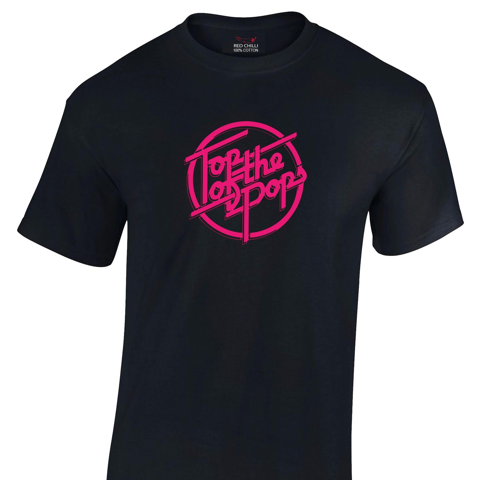 Top of the Pops T-Shirt: 80s-90s Retro Music TV S