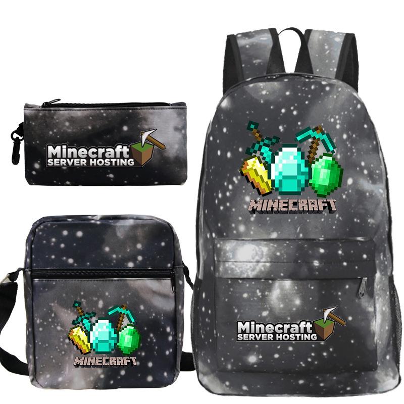 Primary And Secondary School Students Casual Schoolbag Game Merchandise Backpack Set