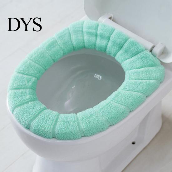 Mat Toilet Seat Cover Comfortable Reusable Fiber Washable Cushion for Bathroom