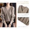 NONELECEDOLE Knit Long Solid Loose Slimming Plus Sizes Perfect for Everyday Winter Women's Sweater, V-Neck, Sleeve, Color, Fit, Pullover, Fashionable,