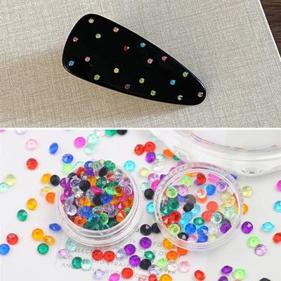 Yousheng 1000 Piezas Pedrería Acrílica Resina Colorida Cristales Falsos Joyas Manualidades DIY Rellenos para Jarrones Bodas Decoración de Mesa para el Hogar