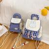 Miffy Cartoon Bunny Mini Backpack For Girls With Nylon Material And Inside Pocket For School Use