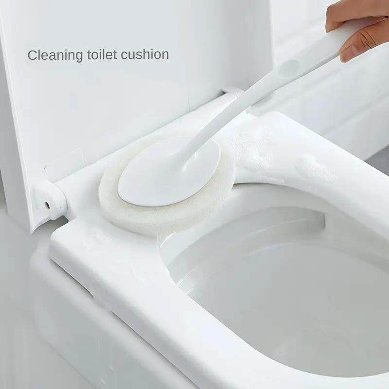 Long-handled Multifunctional Cleaning Sponge Brush Dishwashing Kitchen Toilet Bathroom Decontamination Tool Tile Floor Wipe