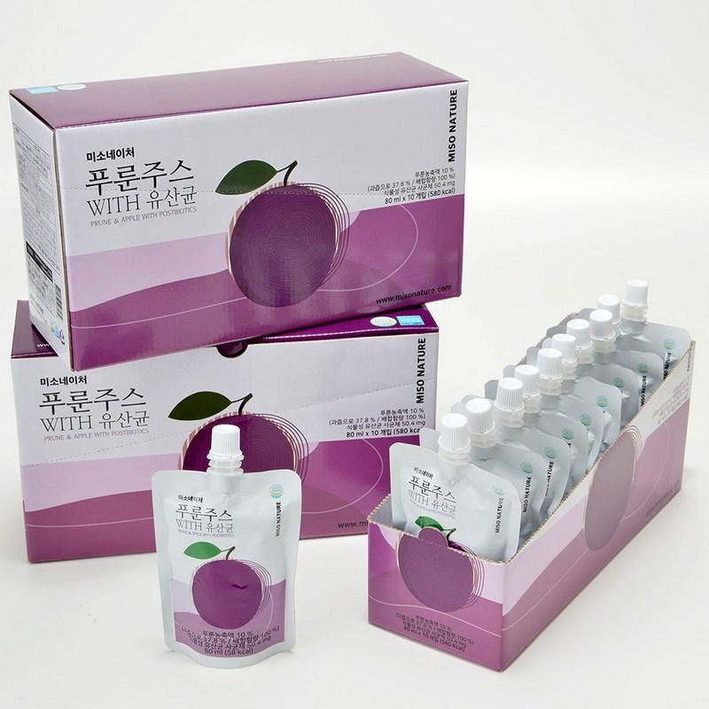 Prune juice with lactic acid bacteria, 800ml, 2 boxes