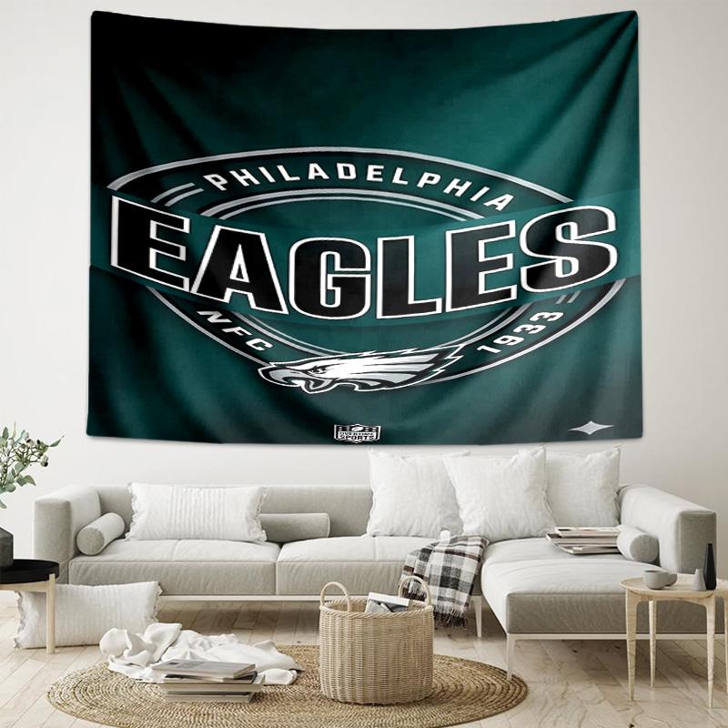 1pc Philadelphia Eagles LOGO Tapestry, Living Room, Bedroom, Office, Party Decor, Ideal Festive Gift