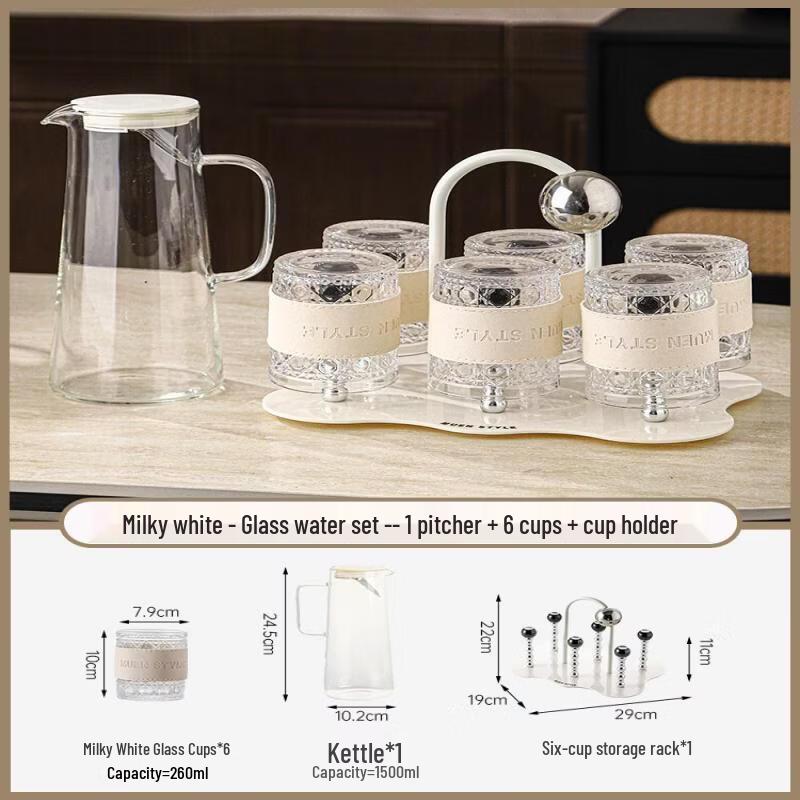 Premium Heat-Resistant Glass Beverage Set
