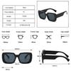  Square Ins Popular Fashion Women Sunglasses Retro Gradient Shades UV400 Men Trending Sun Glasses