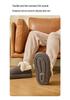 Women's Waterproof Cotton Shoes: New Antibacterial Non-Slip Leather Slippers for Autumn/Winter 2025 - Comfortable & Warm for Indoor/Outdoor Wear