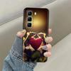 For Infinix Hot 50 5G Phone Case Heart Flower Soft Liquid Silicon Cover For Infinix Hot 50 Pro Plus Cases hot50 Protection Shell
