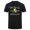 Retro Ireland Flag Irish T Shirt Cool Design Irish Lucky Shamrock St Patricks Day Tshirt Cotton Streetwear Tops HJ137