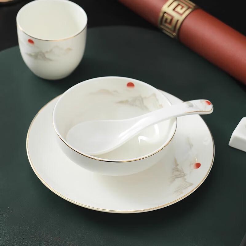 Danshi Zhiyuan Chinese Ceramic Tableware Sets