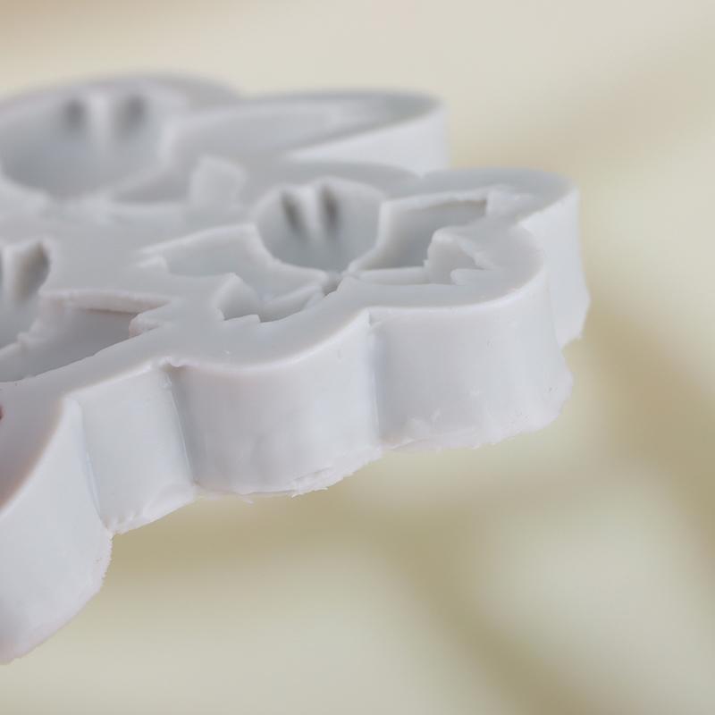 1Pc 3 Cavity Sakura Flower Shape Silicone Mold Sun Flower Fondant Chocolate Birthday Cake Decoration Baking Home Mold