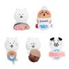 Plush Kawaii Aquarium Bear With Sushi Dog 12cm Super Soft And Cute Stuffed Animal