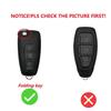 Soft TPU Car Flip Key Case Cover Shell Holder For Ford Ranger C-Max S-Max Focus Galaxy Mondeo Transit Tourneo Custom Accessories
