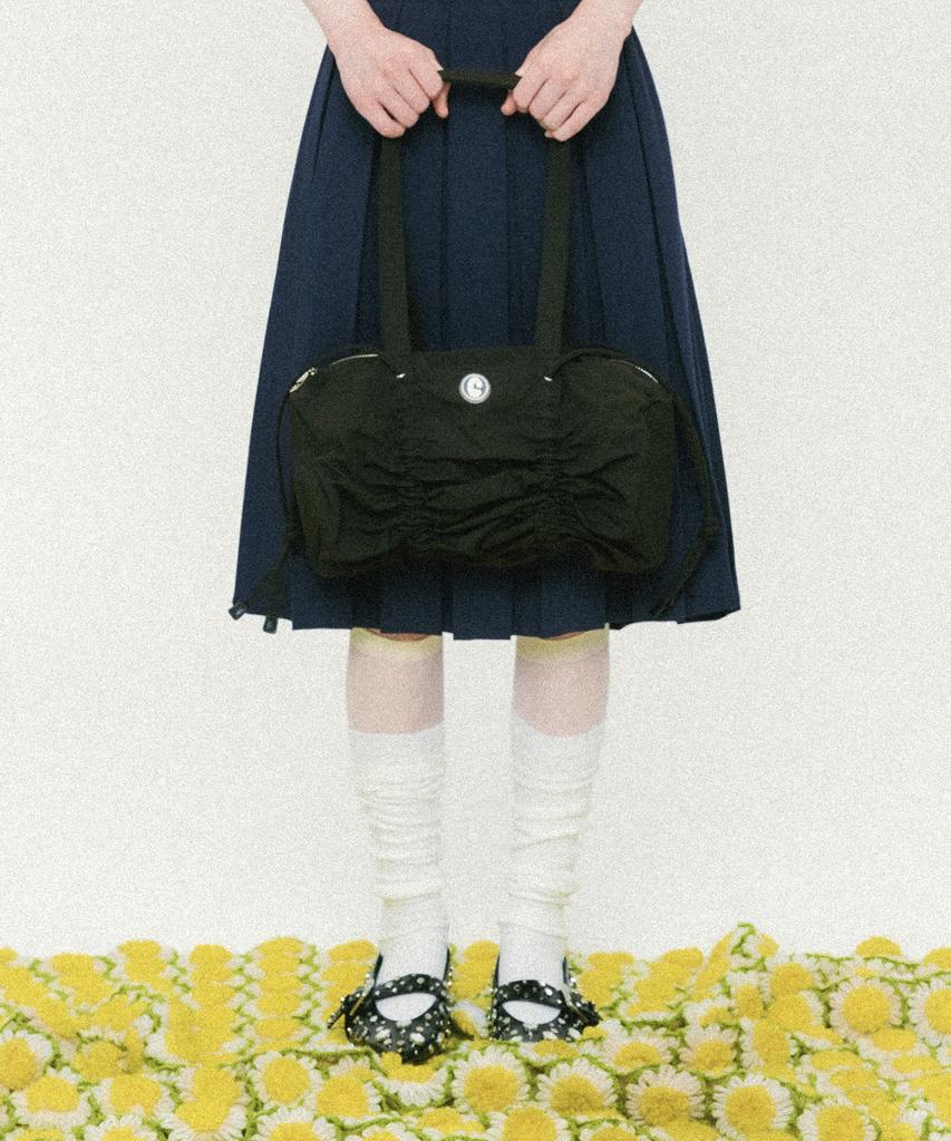 Ccorie Hammer String Shoulder Bag Black